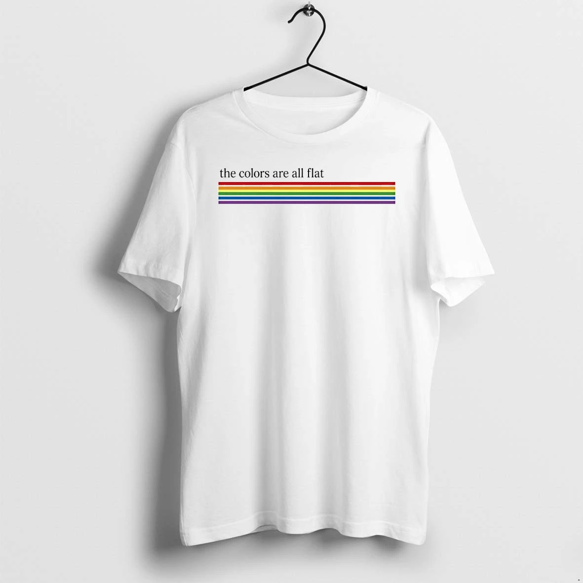 Officials The Colors Are All Flat Rainbow Pride Lgbtq Pride Premium T Shirt Sweatshirt Hoodie