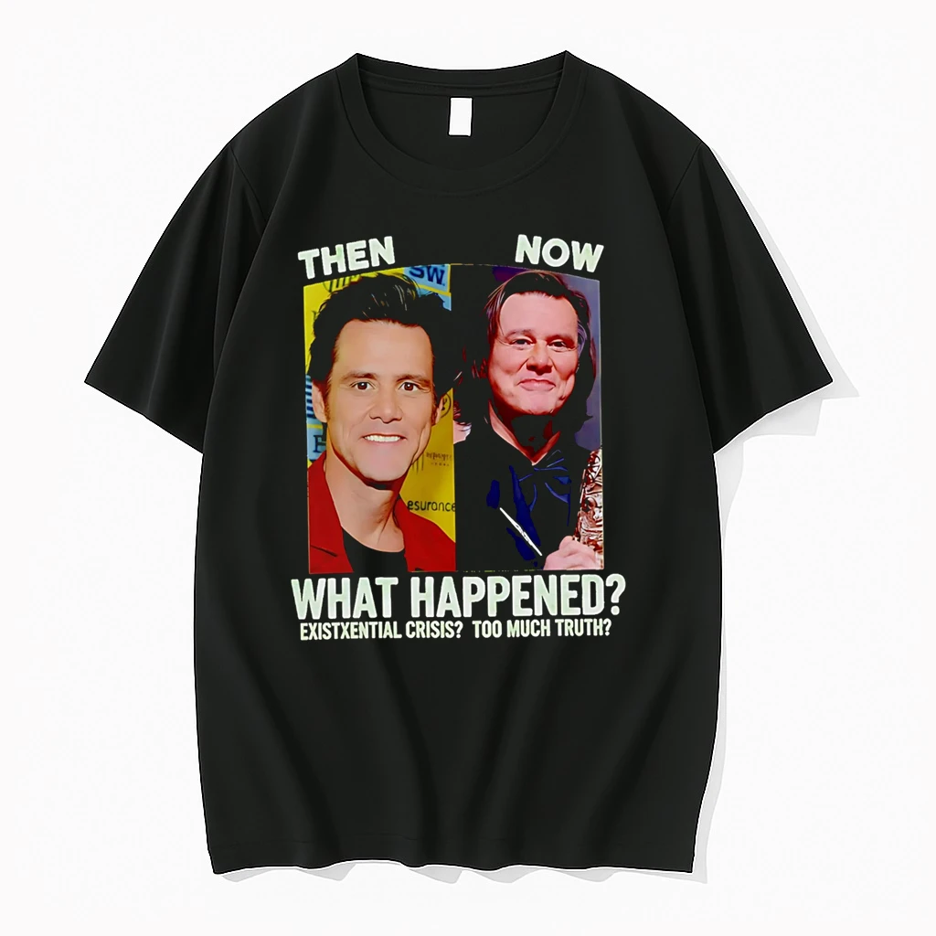 Officials Then Now What Happened Existxential Crisis Too Much Truth Jim Carrey Premium T Shirt Sweatshirt Hoodie