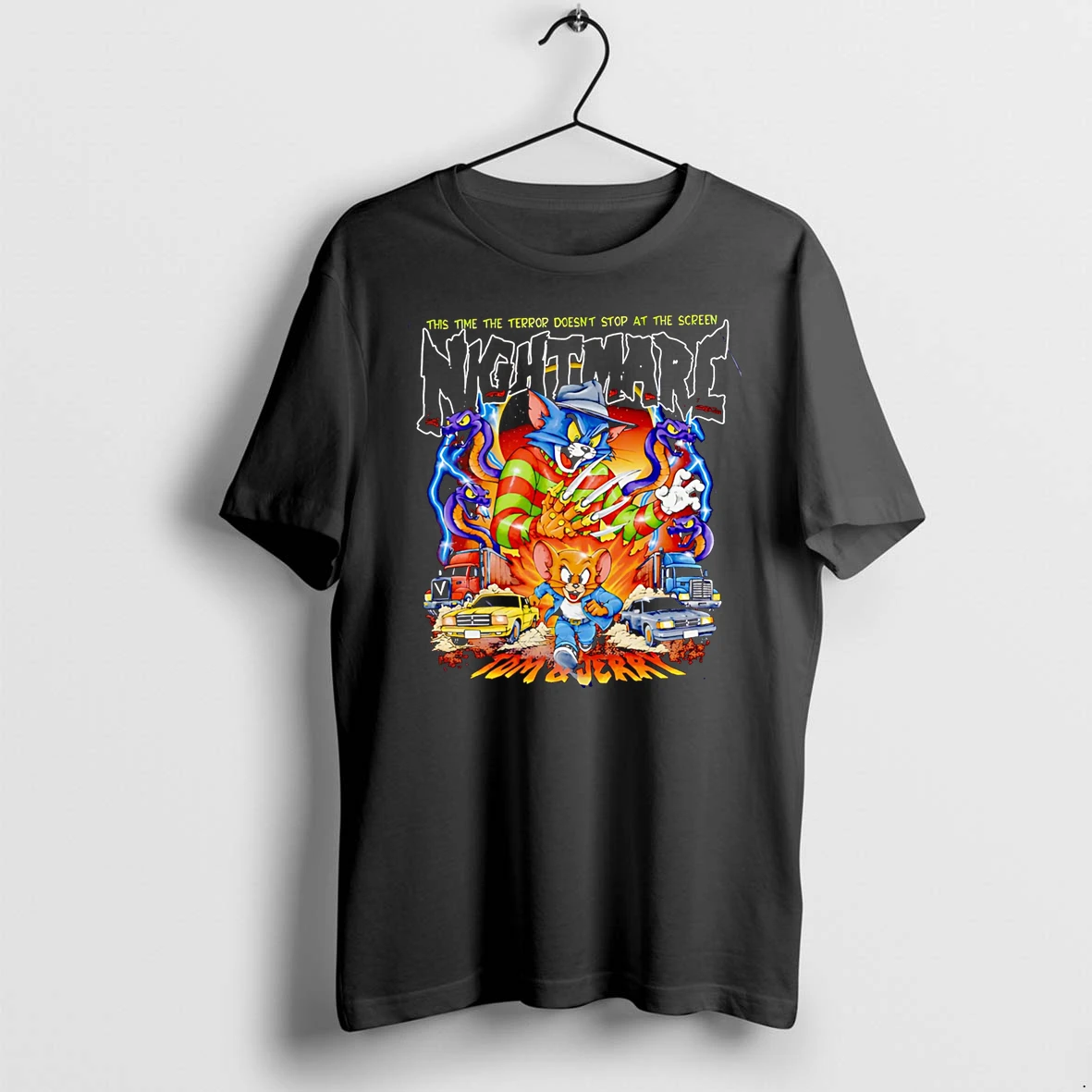 Officials This Time The Terror Doesnt Stop At The Screen Nightmare Tom And Jerry T Shirt Sweater Hoodie