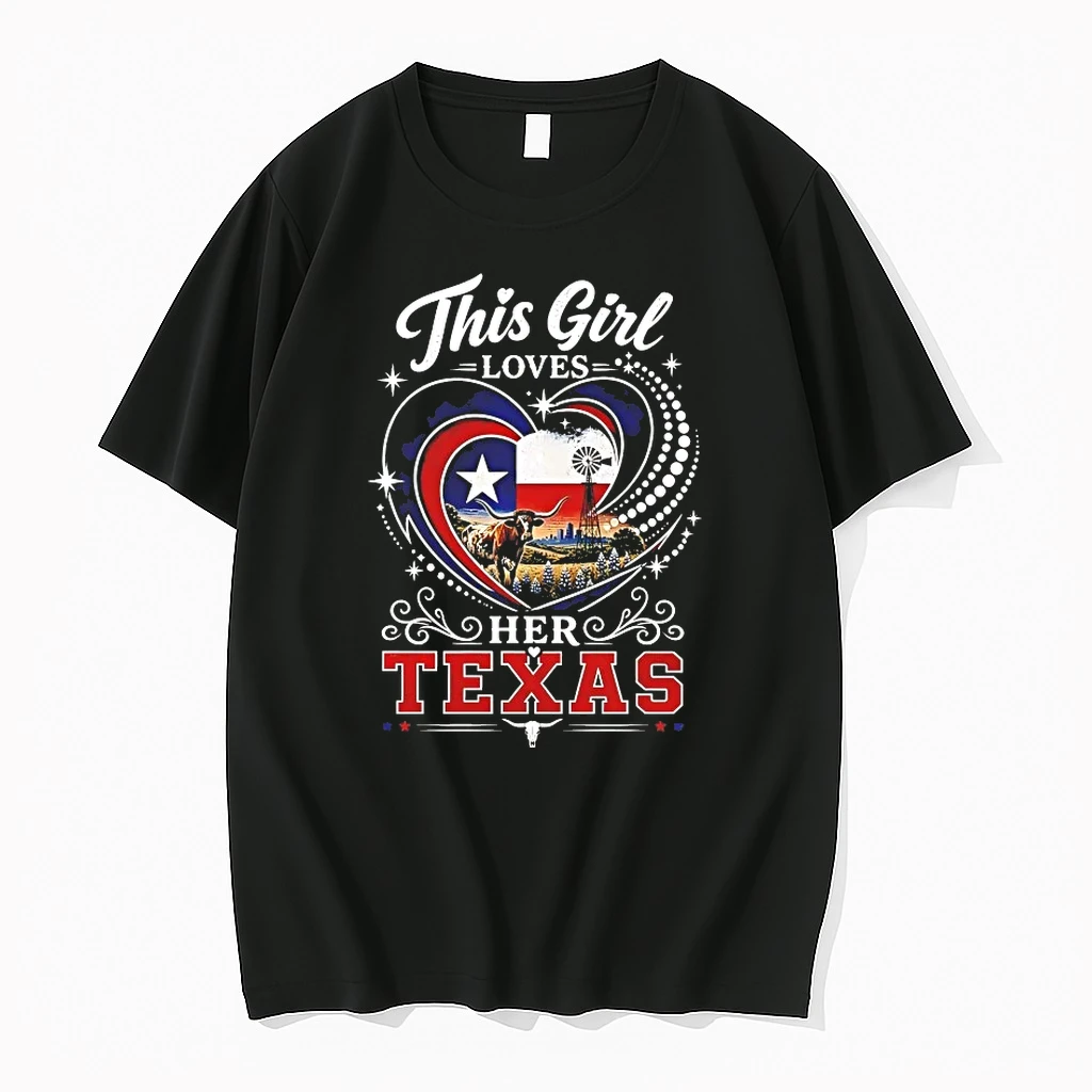 Officials This Girl Loves Her Texas T Shirt Sweater Hoodie