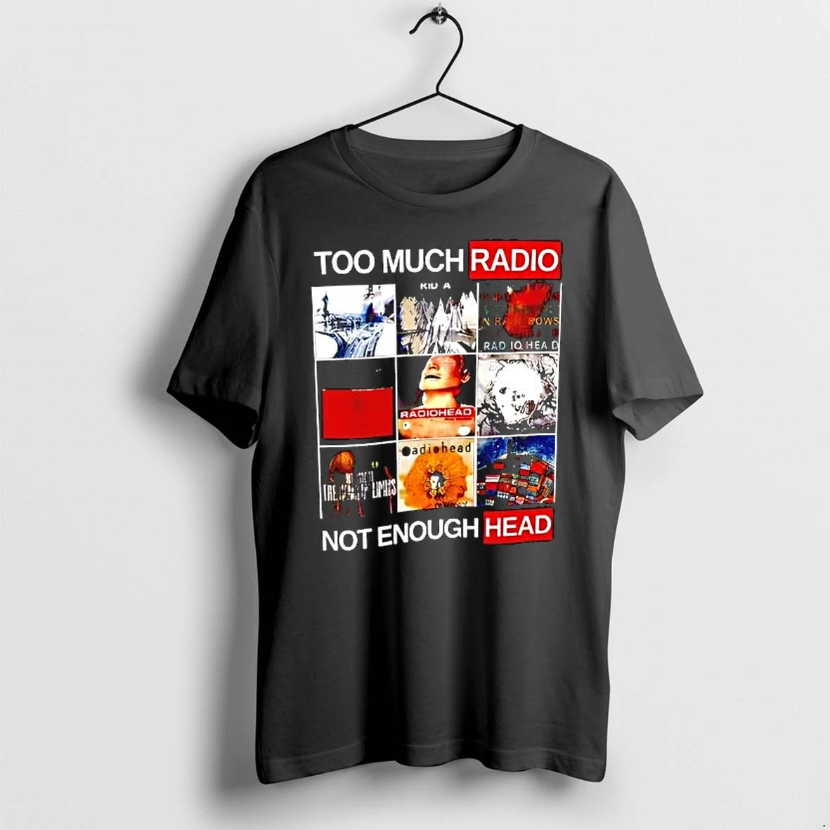 Officials Too Much Radio Not Enough Head Radiohead Collage Premium T Shirt Sweatshirt Hoodie