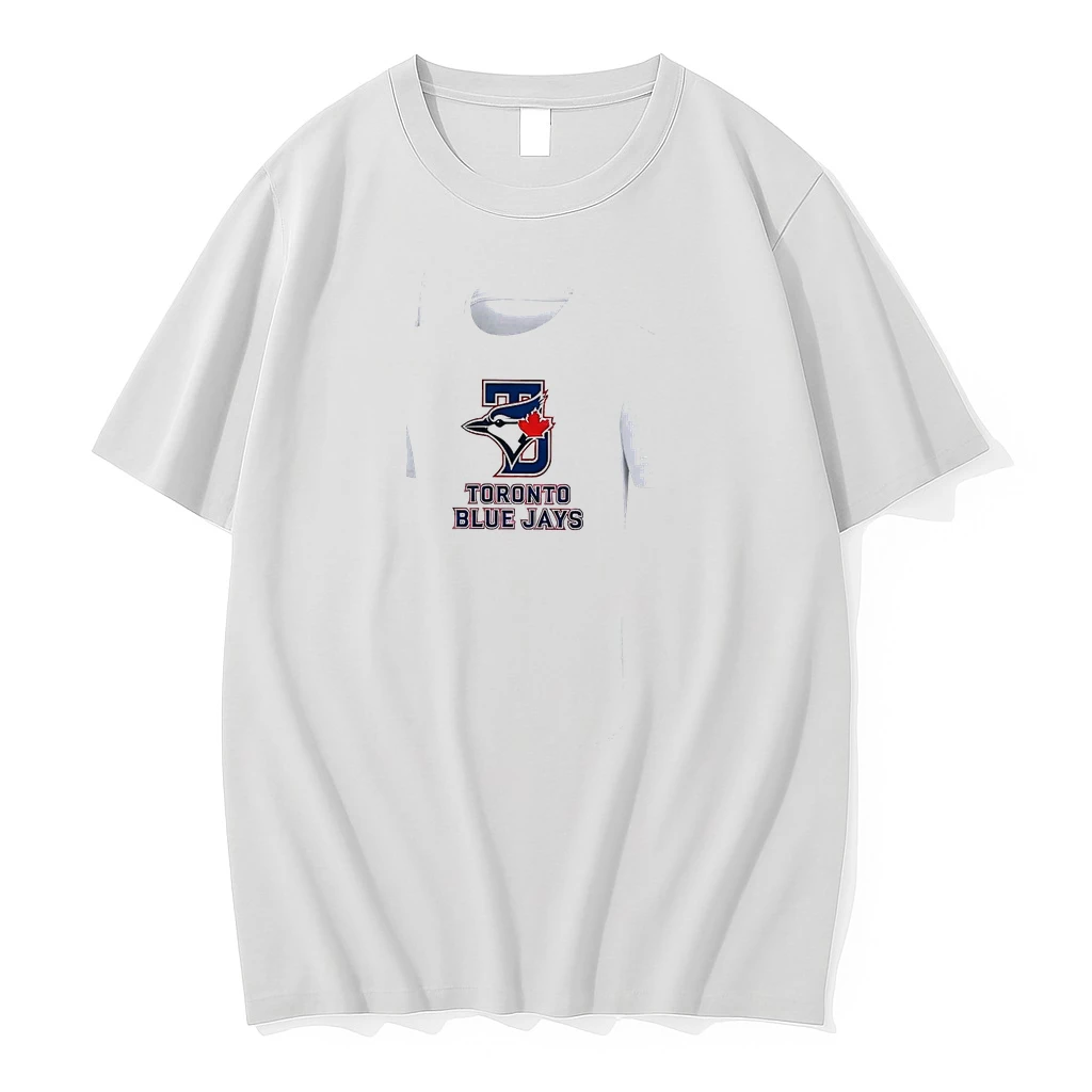 Officials Toronto Blue Jays Logo Skull Bat Crossed Baseball White Mens Premium T Shirt Sweatshirt Hoodie