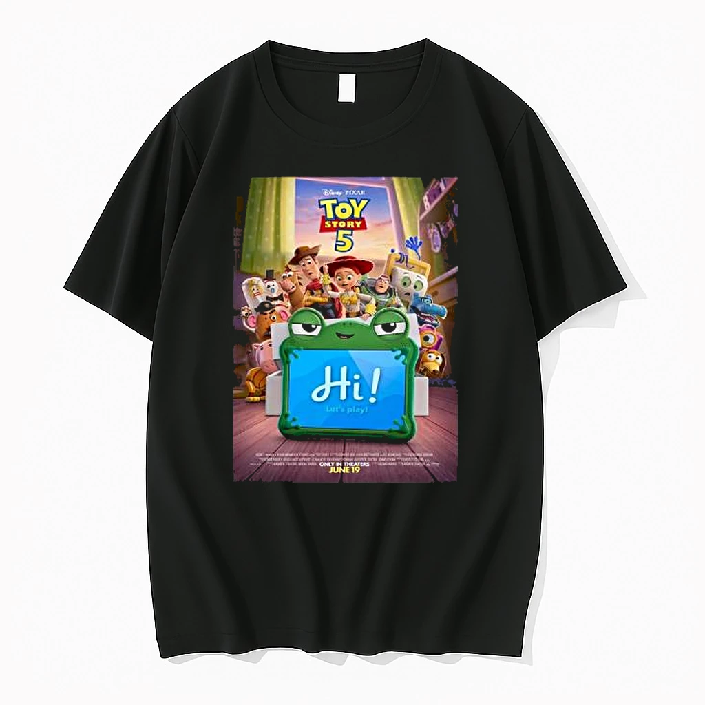 Officials Toy Story 5 Only In Theaters June 19 2026 Playtime Has A New Look Black T Shirt Sweater Hoodie