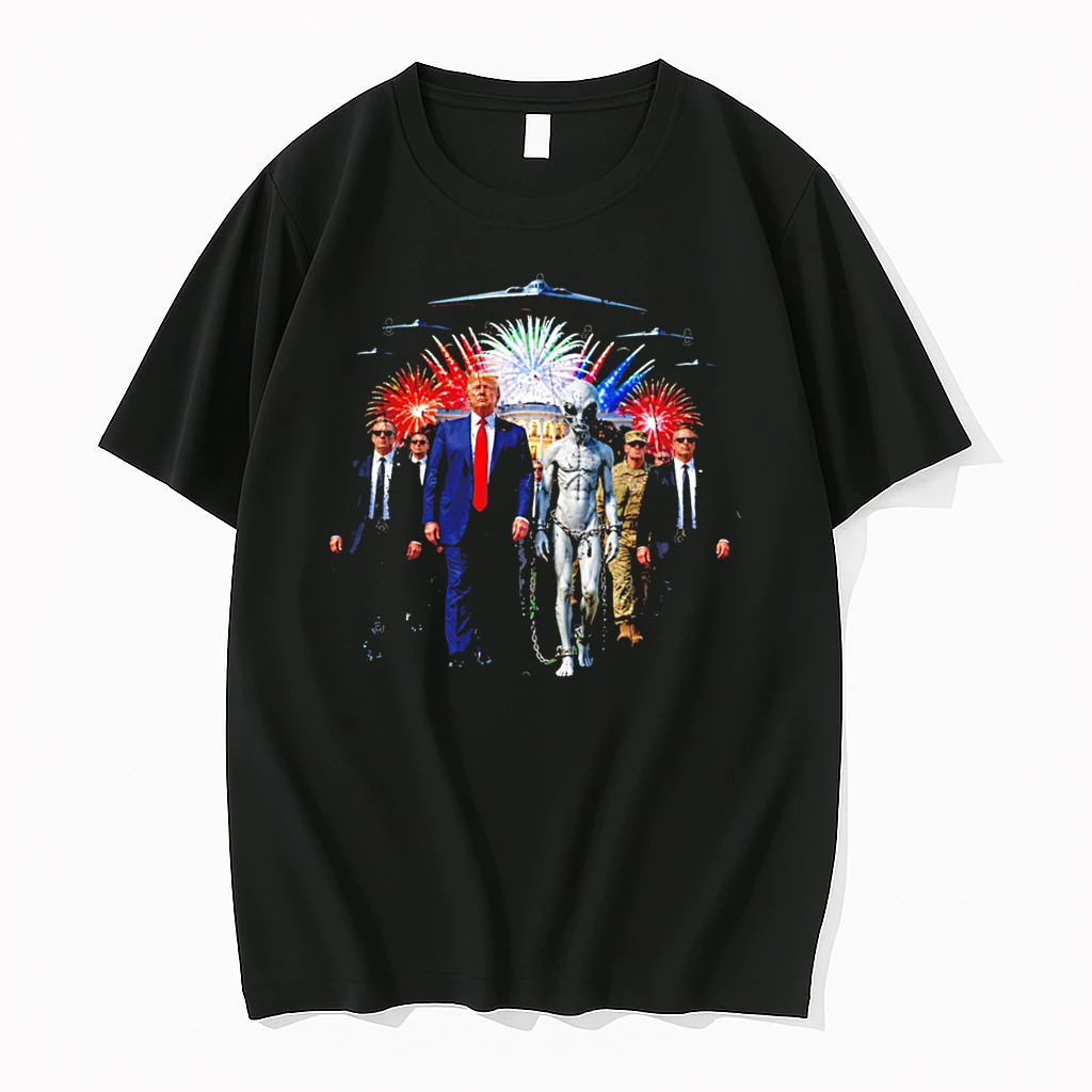 Officials Trump Alien Disclosure Day Fireworks Celebration Tee T Shirt Sweater Hoodie