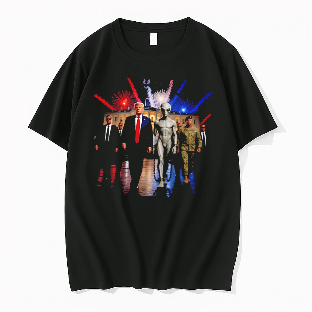 Officials Trump Area 51 Alien Parade 4th Of July Tee T Shirt Sweater Hoodie