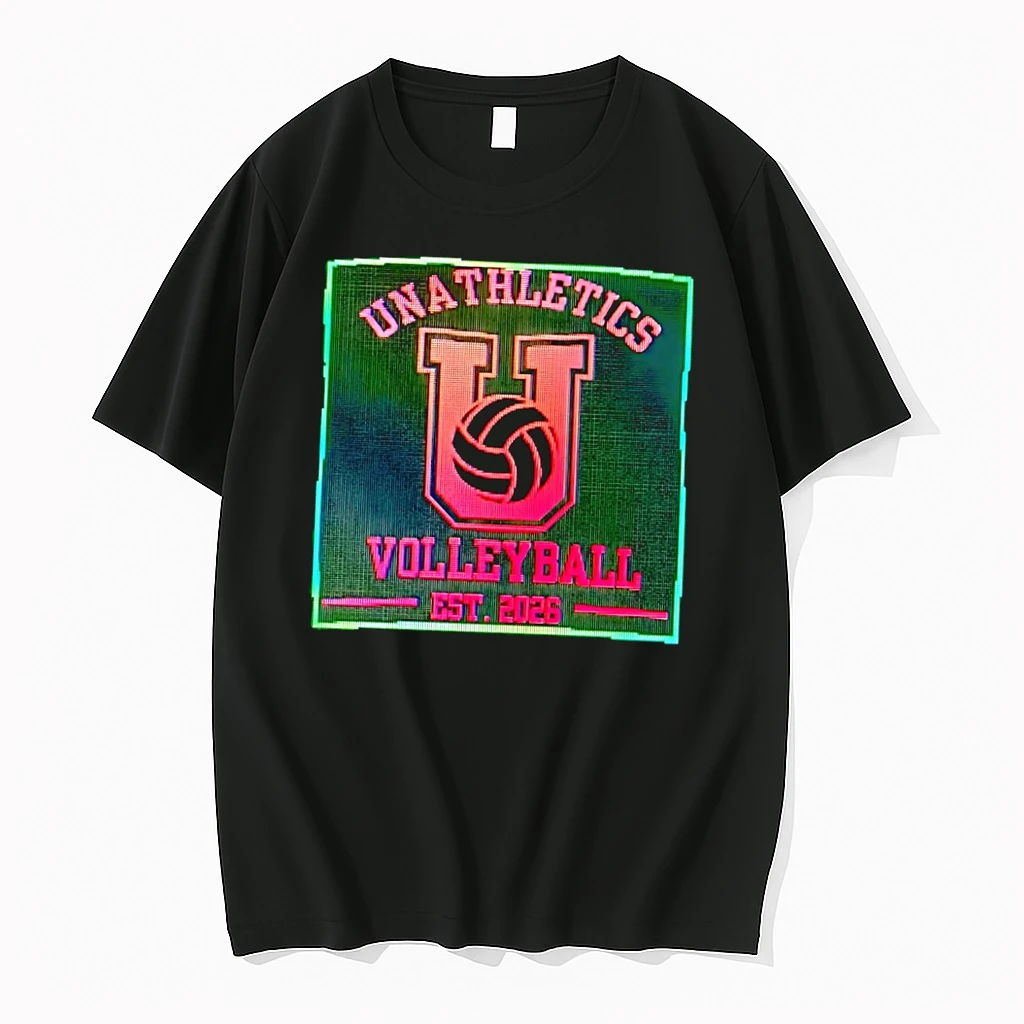 Officials Unathletics U Volleyball Est 2026 Black T Shirt Sweater Hoodie