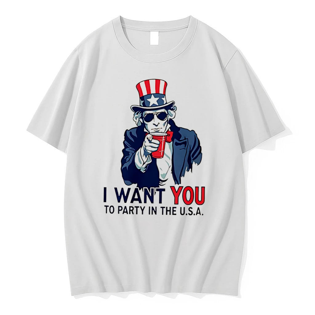 Officials Uncle Sam I Want You To Party In The Usa Tee T Shirt Sweater Hoodie
