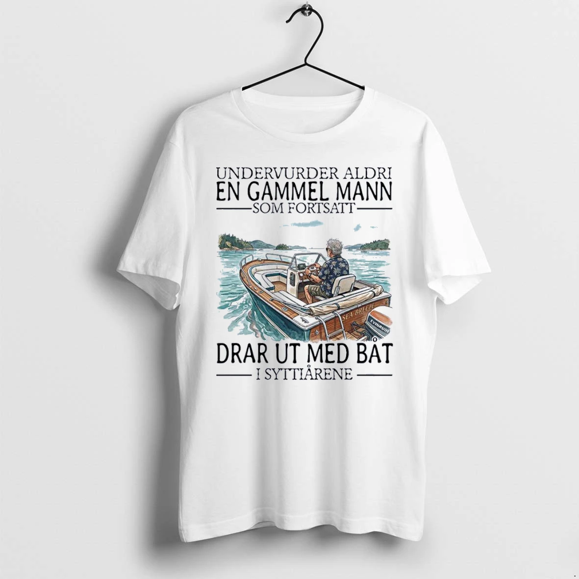 Officials Undervurder Aldri En Gammel Mann Som Fortsatt Drar Ut Med Bat Front T Shirt Sweater Hoodie