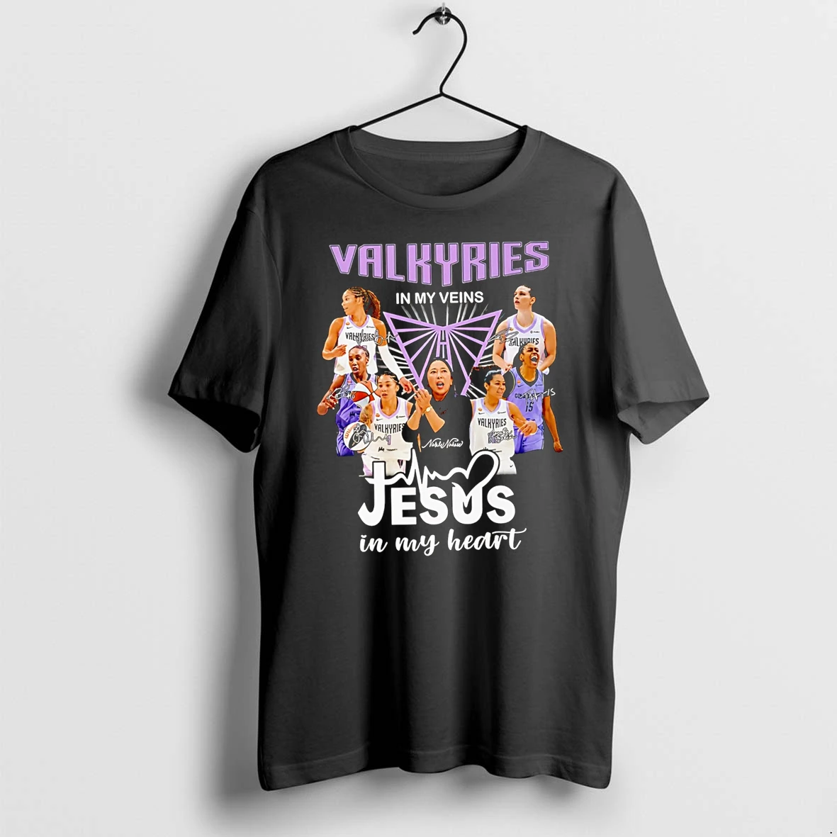 Officials Valkyries In My Veins Jesus In My Heart Golden State Valkyries T Shirt Sweater Hoodie