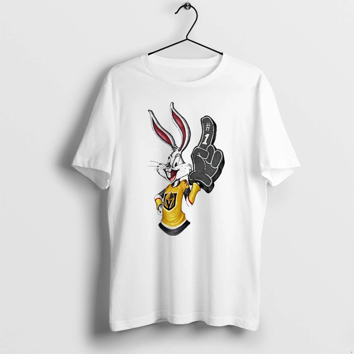 Officials Vegas Golden Knights Bugs Bunny Rabbit Hockey Fan T Shirt Sweater Hoodie
