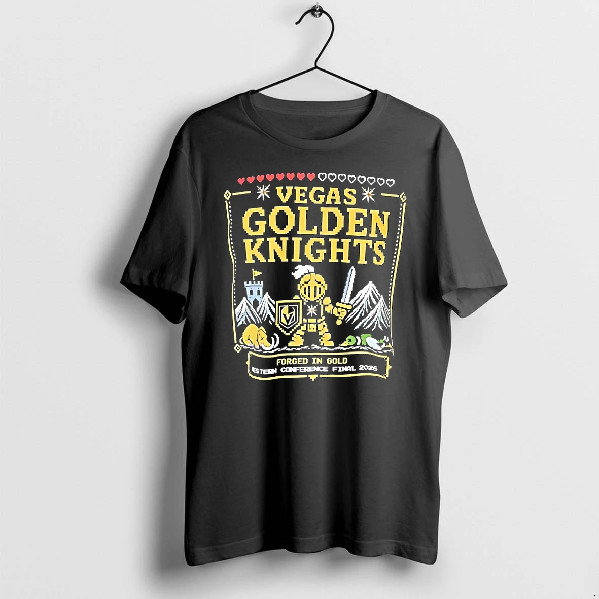 Officials Vegas Golden Knights Forged In Gold Estern Conference Final 2026 T Shirt Sweater Hoodie