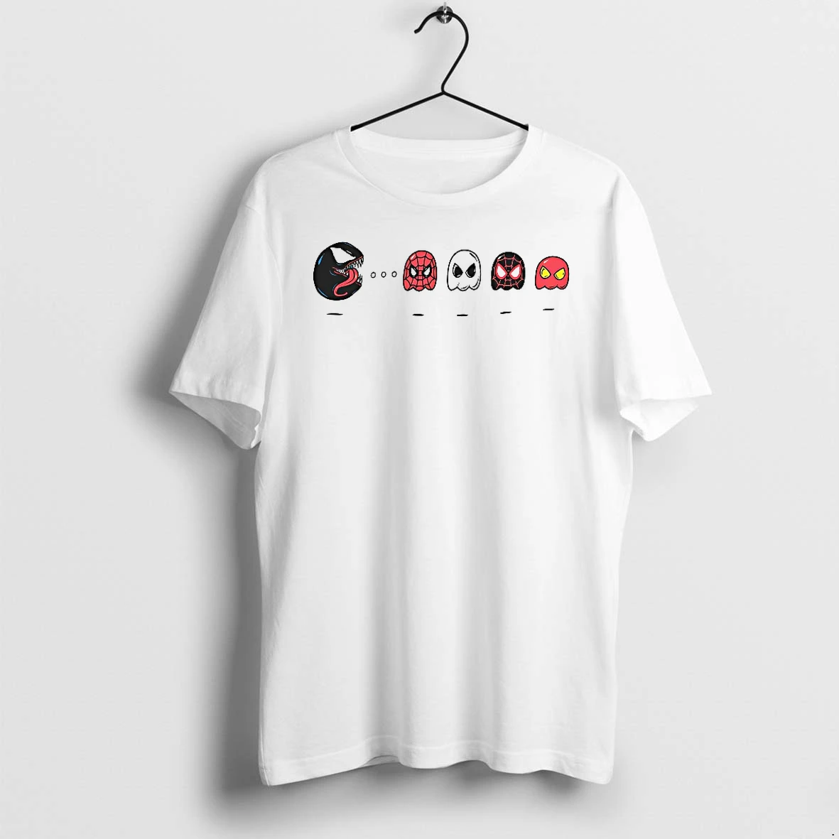 Officials Venom Pac Man Spider Man Ghost Spider Miles Morales Scarlet Spider T Shirt Sweater Hoodie