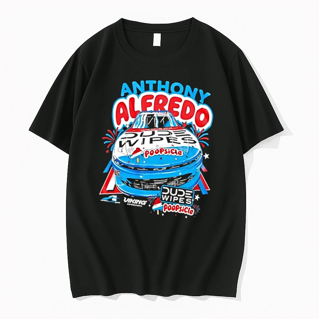 Officials Viking Motorsports Dude Wipes Poopsicle Anthony Alfredo Race Car Fireworks Stars Mens T Shirt Sweater Hoodie
