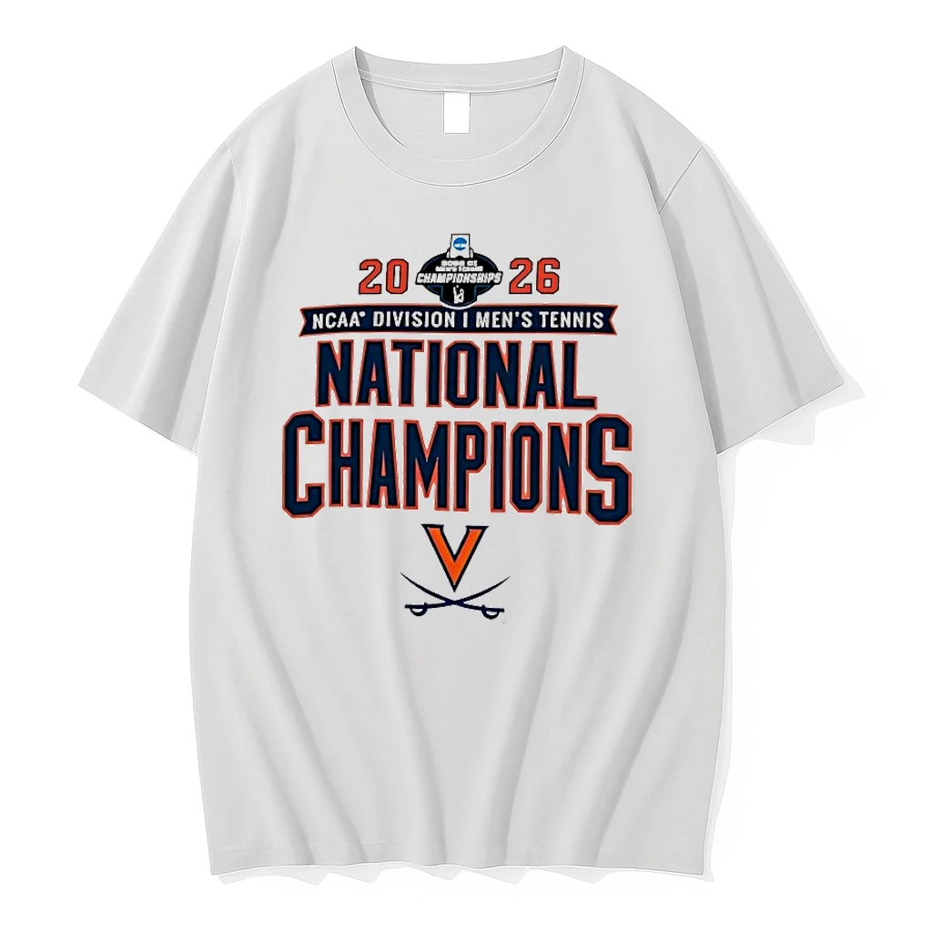 Officials Virginia Cavaliers 2026 Ncaa Division I Mens Tennis National Champions T Shirt Sweater Hoodie