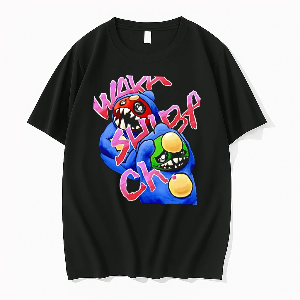 Officials Wakk Slurp Ch Graffiti Red And Green Creepy Cute Monsters Black T Shirt Sweater Hoodie