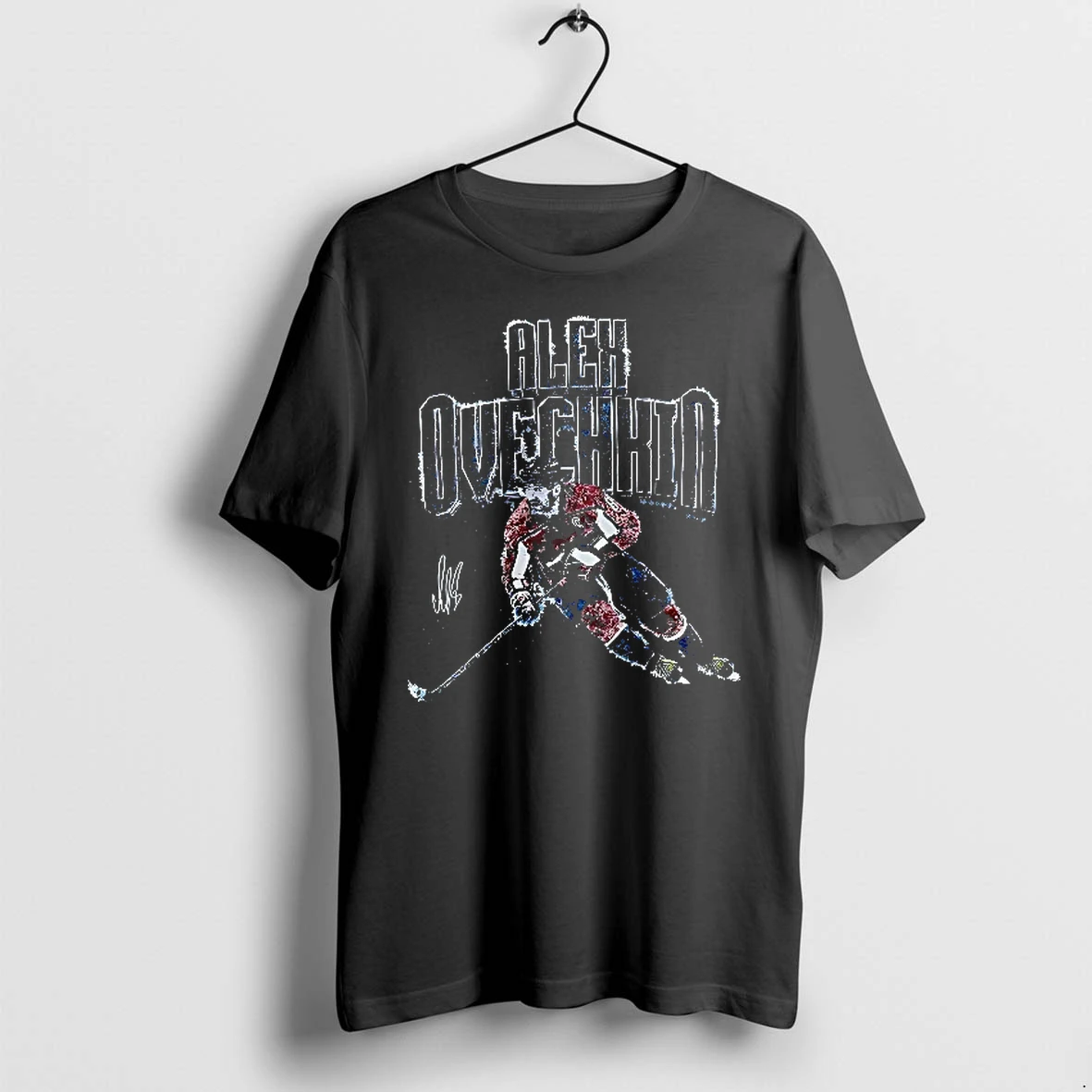 Officials Washington Capitals Nhl Alex Ovechkin Frozen Ice Hockey Player Skating Stick Youth T Shirt Sweater Hoodie