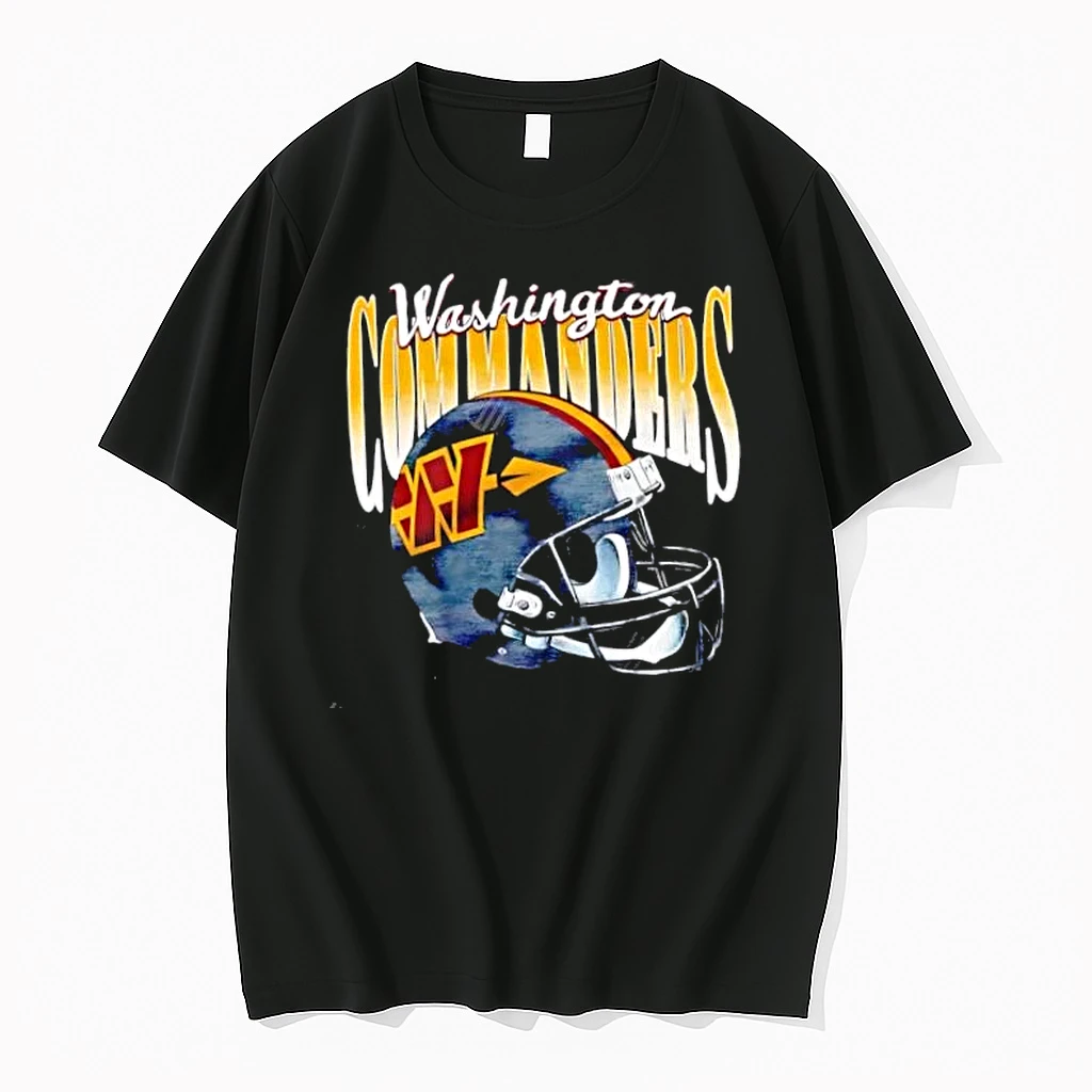 Officials Washington Commanders Charcoal Gradient Helmet T Shirt Sweater Hoodie