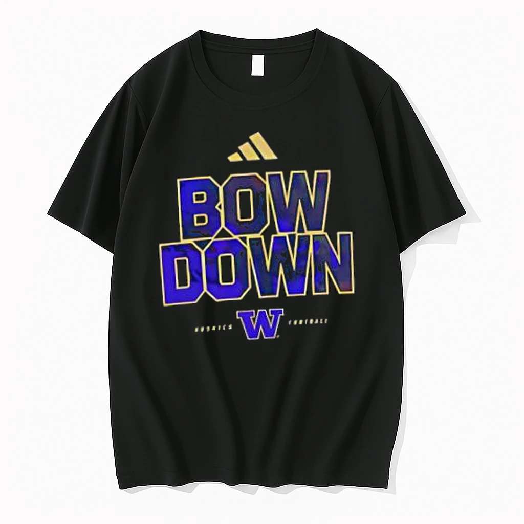 Officials Washington Huskies Youth Bow Down Merch T Shirt Sweater Hoodie