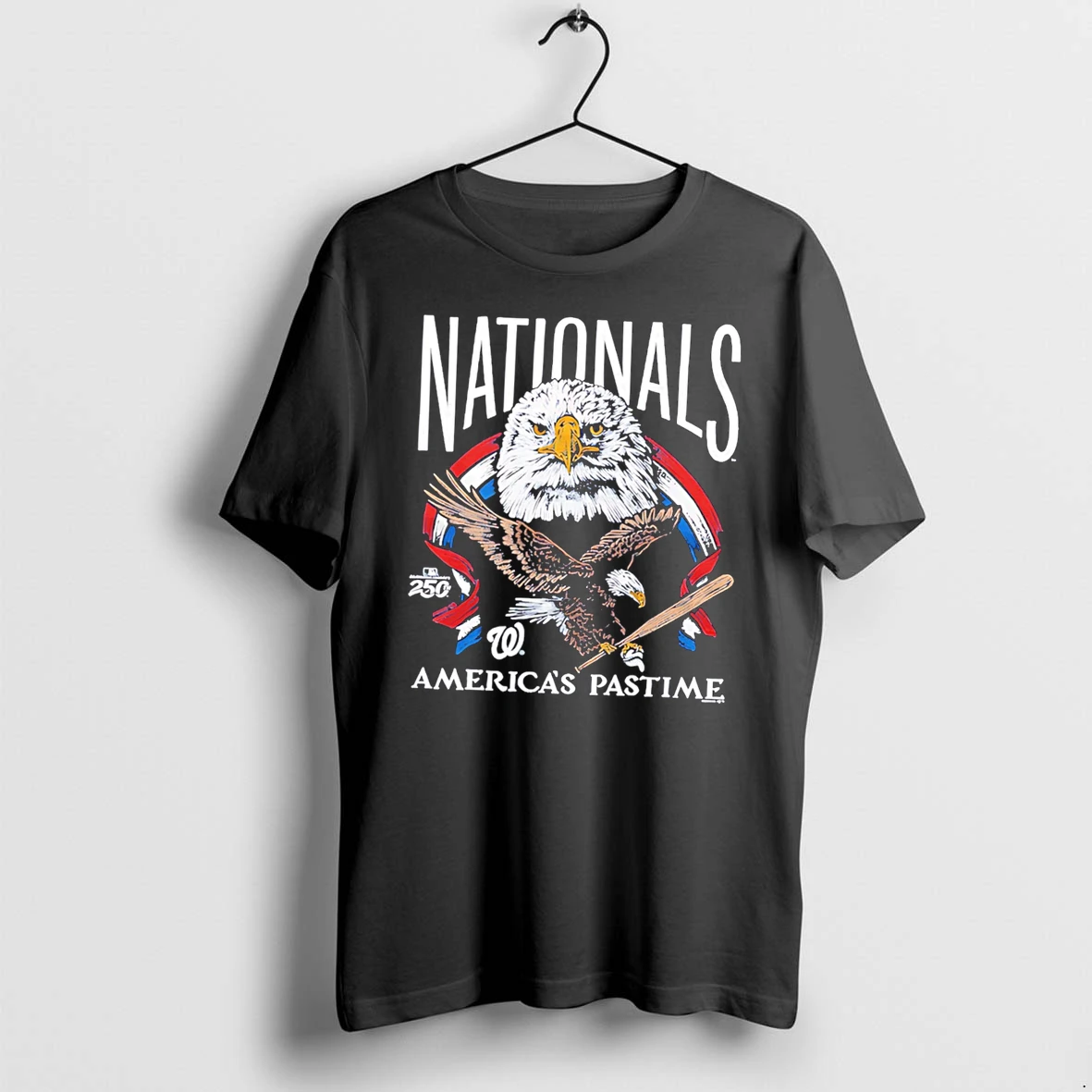 Officials Washington Nationals Americas Pastime 250th Tri Blend Tee T Shirt Sweater Hoodie
