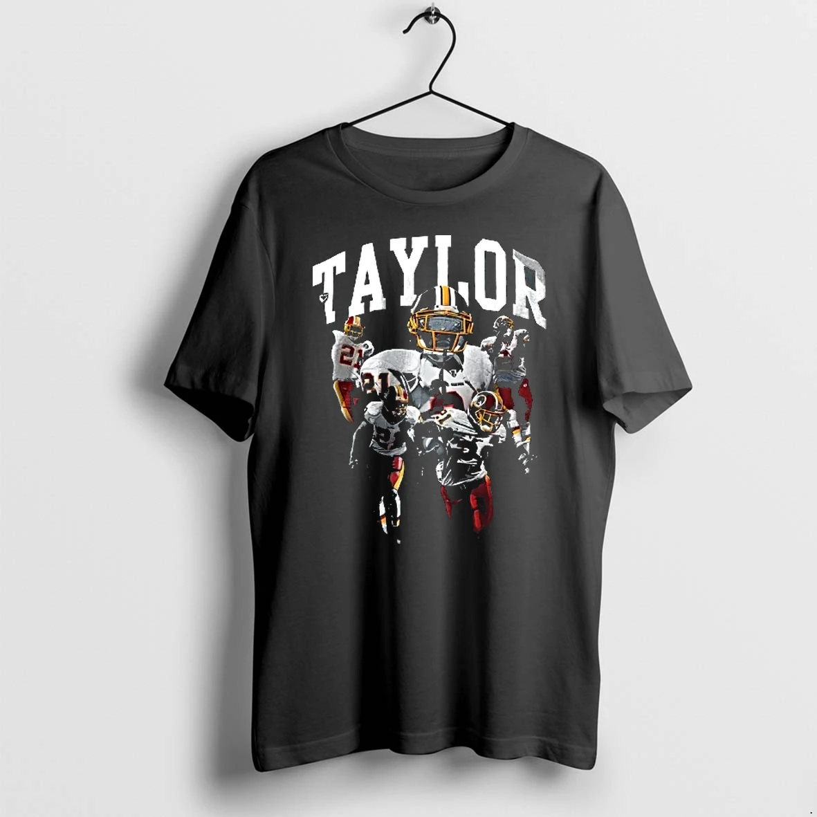 Officials Washington Redskins Nfl Taylor Football Player Action Poses Collage Youth T Shirt Sweater Hoodie