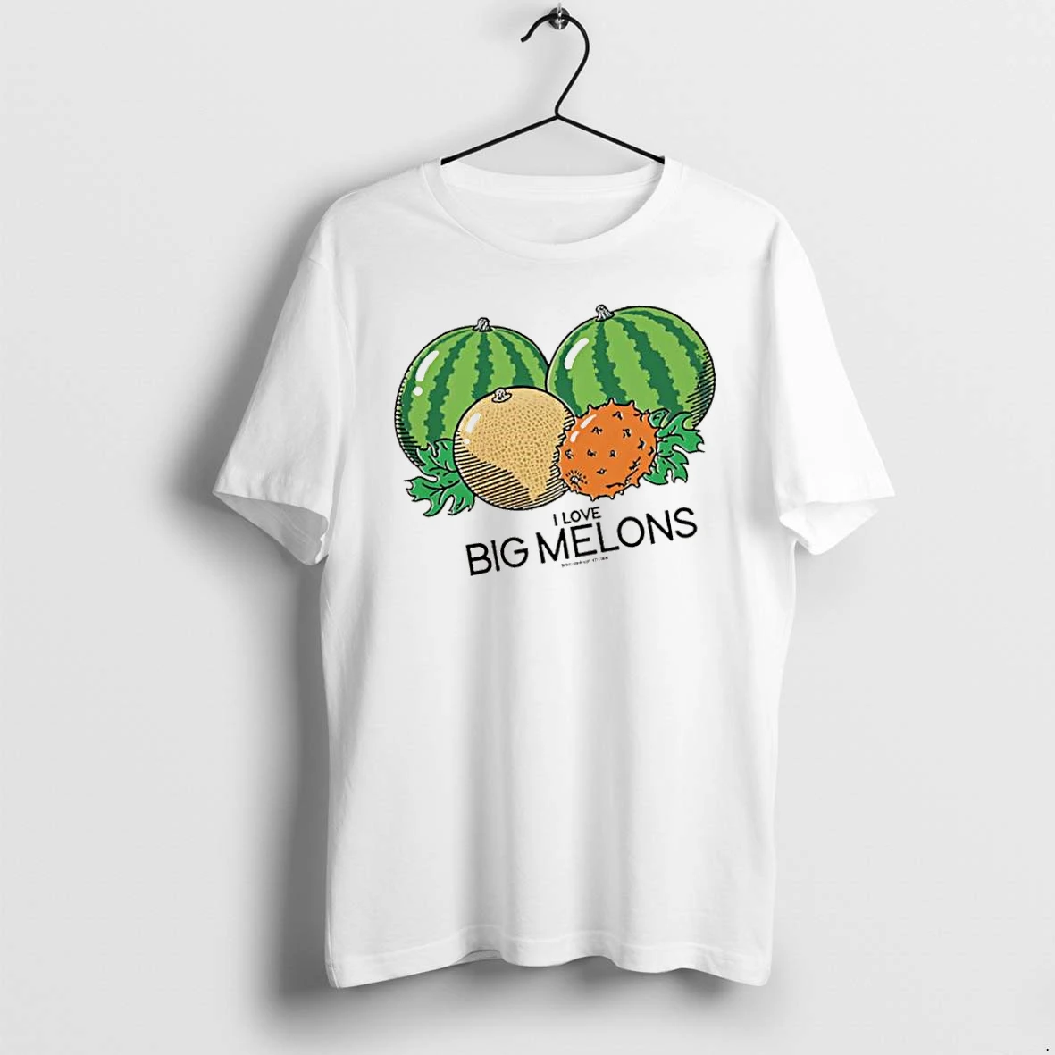 Officials Watermelon Cantaloupe Kiwano Fruit I Love Big Melons Threadheads Studios Premium T Shirt Sweatshirt Hoodie