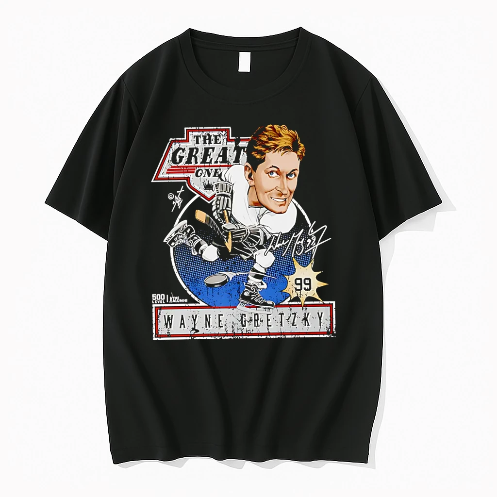 Officials Wayne Gretzky Los Angeles Bruce Stark Collection Caricature Premium T Shirt Sweatshirt Hoodie