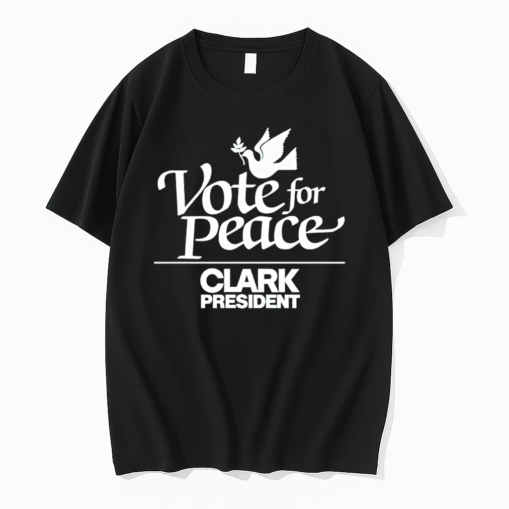 Officials Wesley Clark Vote For Peace President Letter Women Premium T Shirt Sweatshirt Hoodie