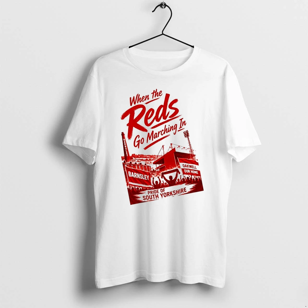 Officials When The Reds Go Marching In Barnsley Pride On South Yorkshire T Shirt Sweater Hoodie