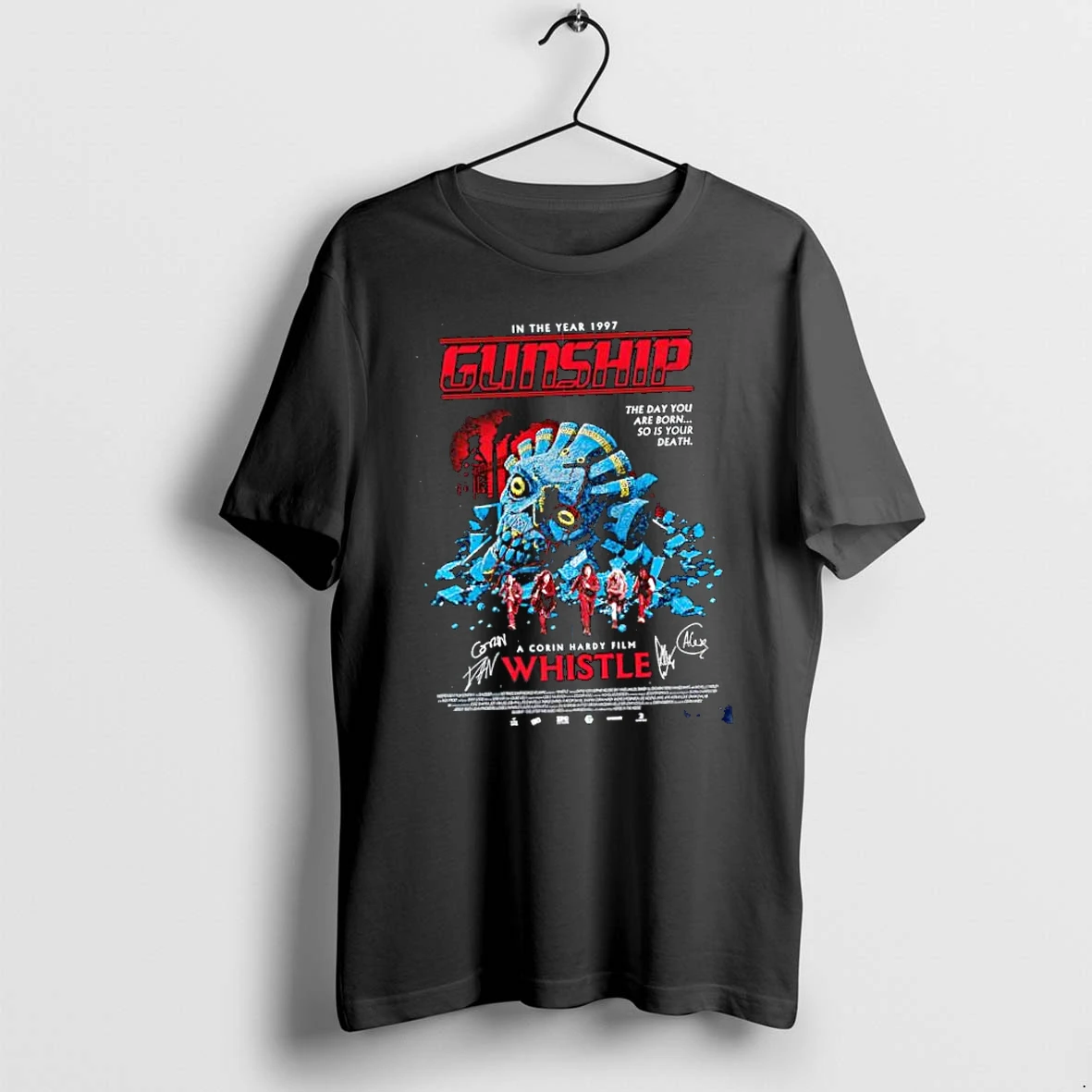 Officials Whistle Gunship In The Year 1997 Corin Hardy Film The Day You Are Born Premium T Shirt Sweatshirt Hoodie