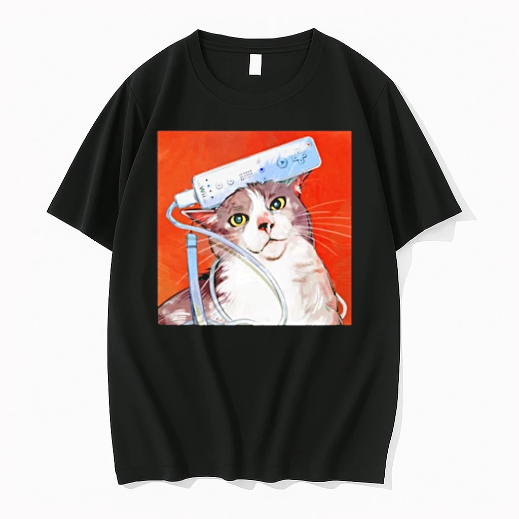 Officials Wii Remote Cat Gamer Series T Shirt Sweater Hoodie