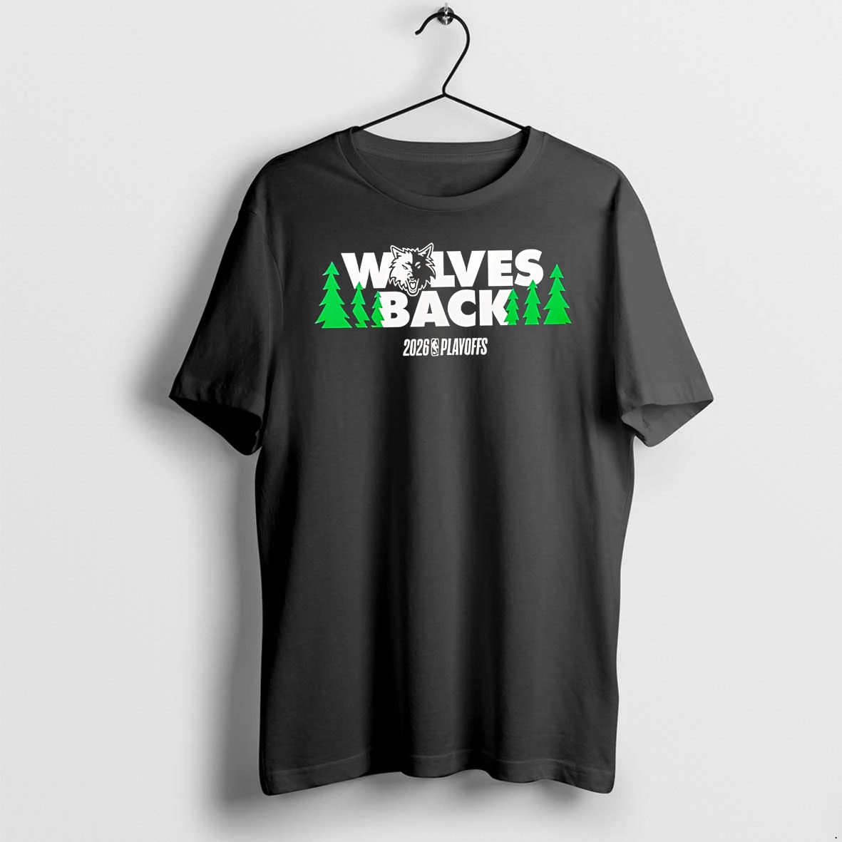 Officials Wolves Back 2026 Nba Playoffs Premium T Shirt Sweatshirt Hoodie