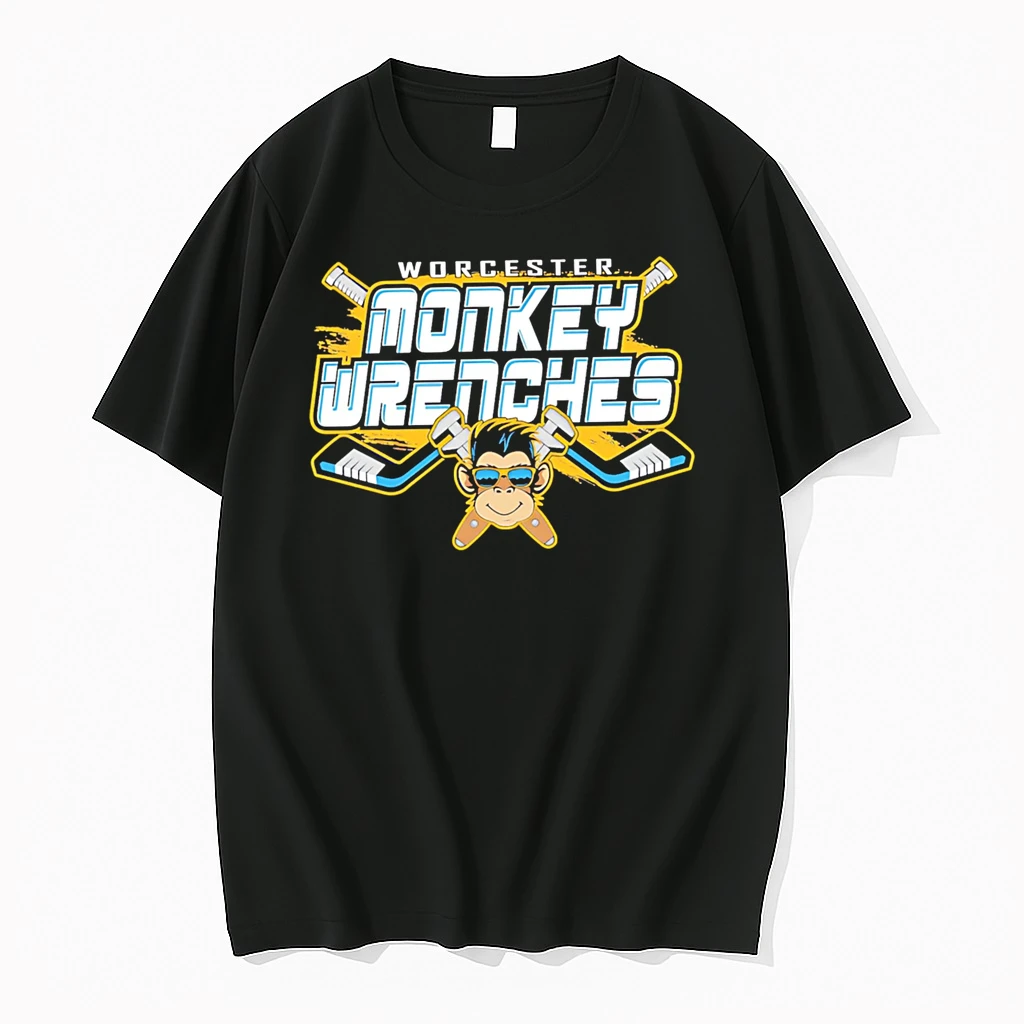 Officials Worcester Monkey Wrenches Hockey Player Mascot Premium T Shirt Sweatshirt Hoodie