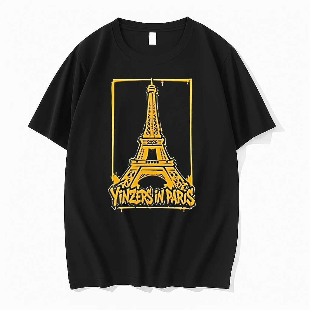 Officials Yinzers In Paris Pittsburgh Steelers Football Nfl 2026 Front T Shirt Sweater Hoodie