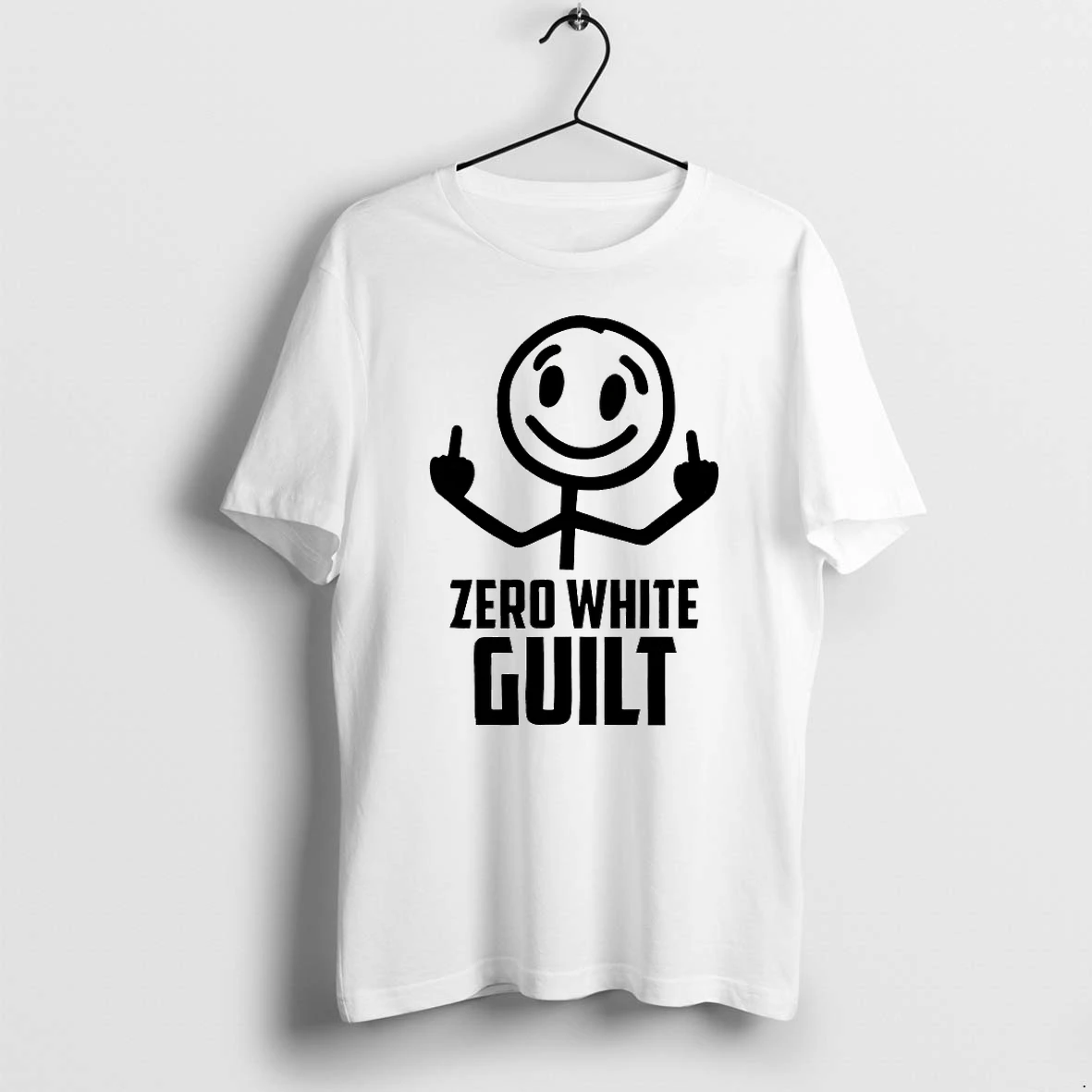 Officials Zero White Guilt Middle Fingers T Shirt Sweater Hoodie