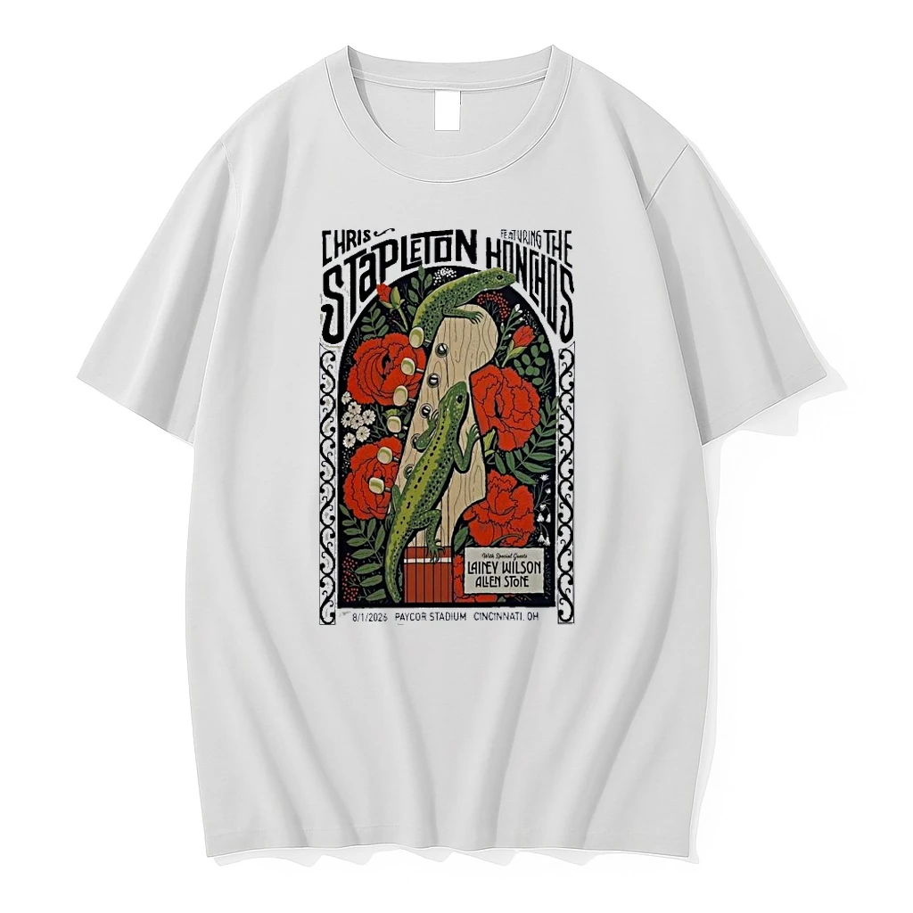 Officials Chris Stapleton Featuring The Honchos 8 1 2026 Cincinnati Oh Premium T Shirt Sweatshirt Hoodie