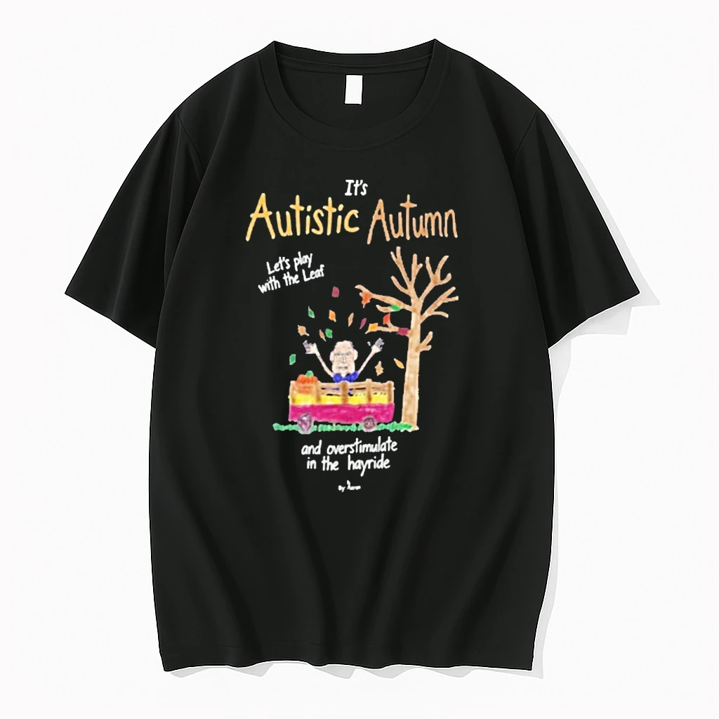 Officials Its Autistic Autumn Lets Play With The Leaf And Overstimulate In The Hayride Marcus Pork Premium T Shirt Sweatshirt Hoodie