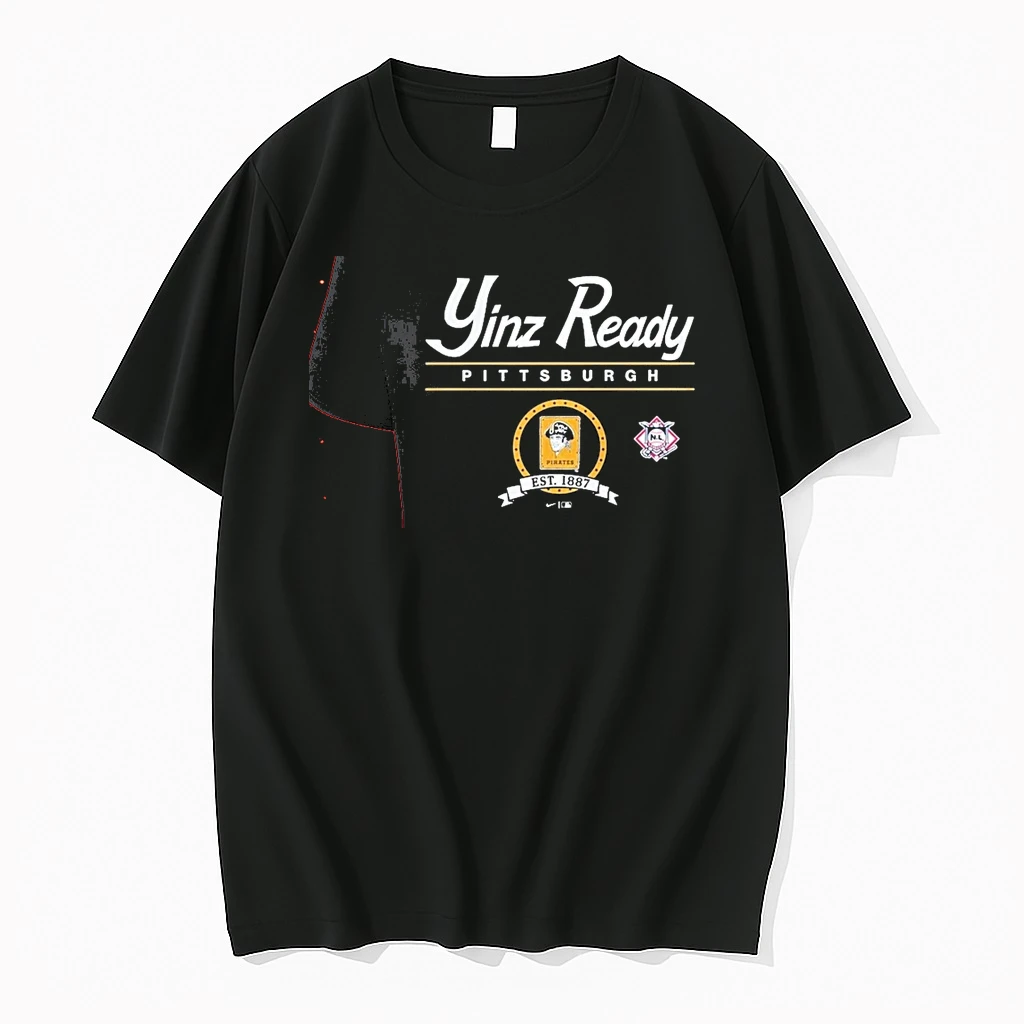 Officials Pittsburgh Pirates Yinz Ready Est 1887 Nike Cooperstown Premium T Shirt Sweatshirt Hoodie