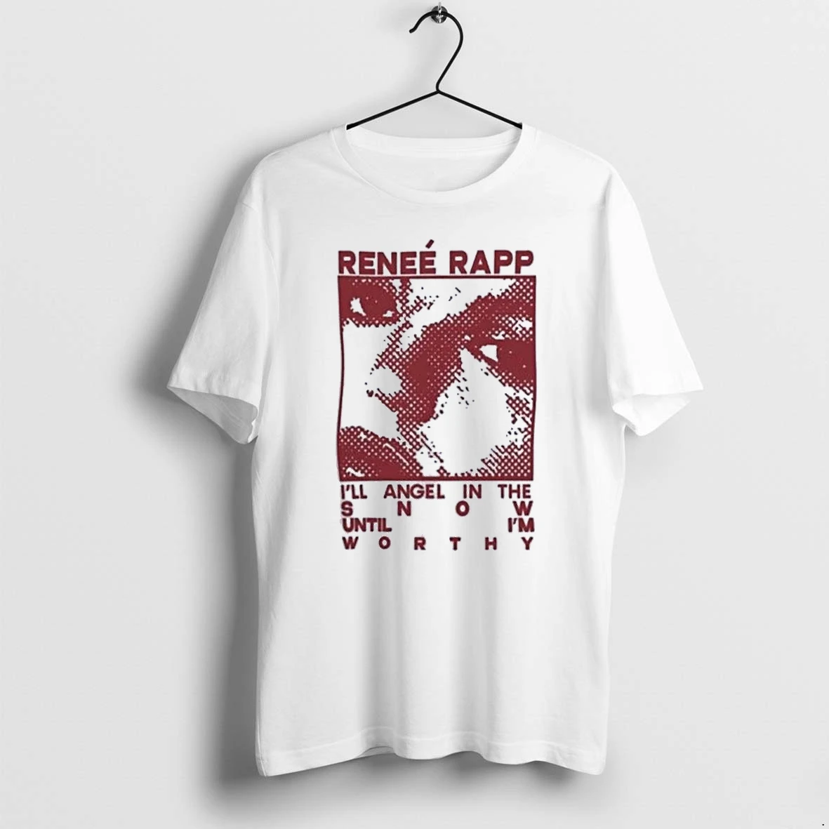 Officials Renee Rapp Ill Angel In The Snow Until Im Worthy Premium T Shirt Sweatshirt Hoodie
