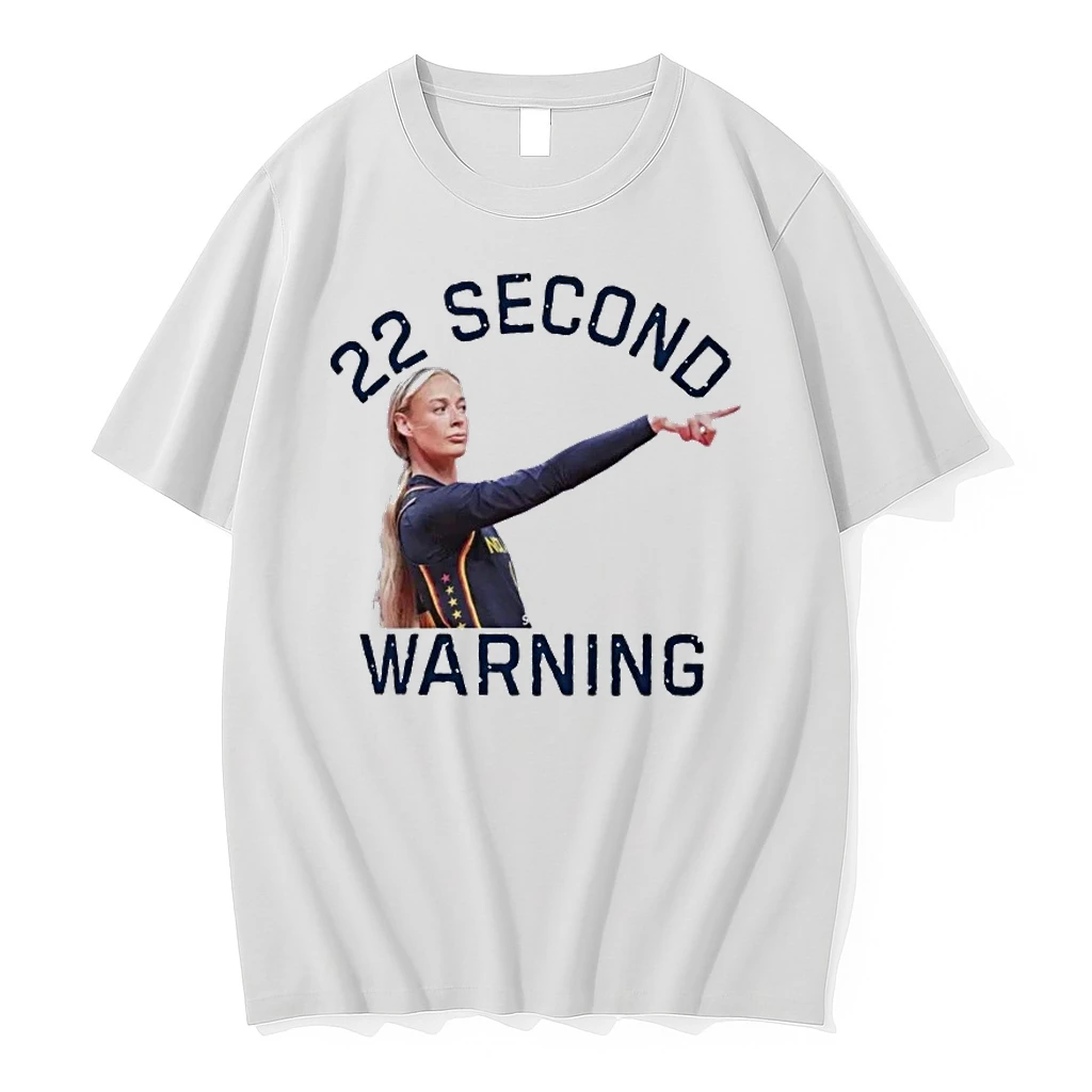 Officials Sophie Cunningham 22 Second Warning Indiana Fever Premium T Shirt Sweatshirt Hoodie