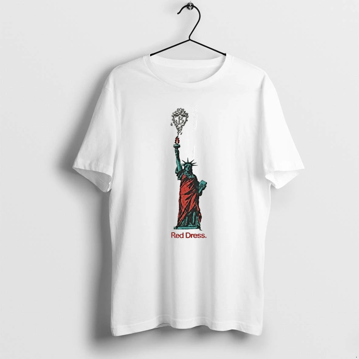 Officials Statue Of Liberty Red Dress Funny T Shirt Sweater Hoodie