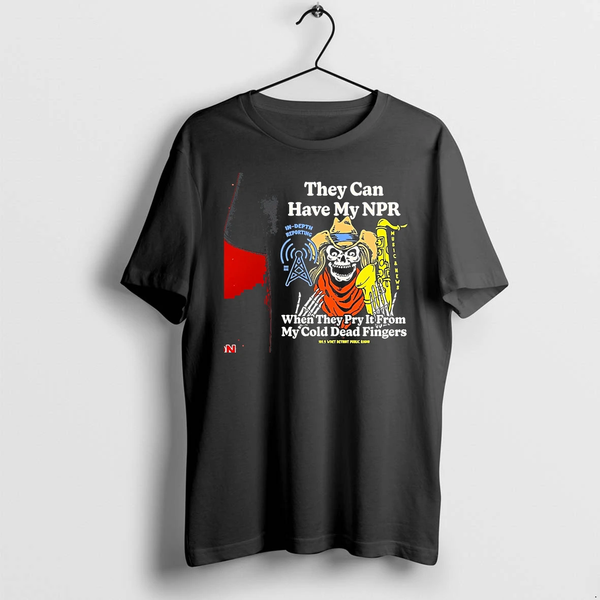 Officials They Can Have My Npr When They Pry It From My Cold Dead Fingers Detroit Public Radio Premium T Shirt Sweatshirt Hoodie