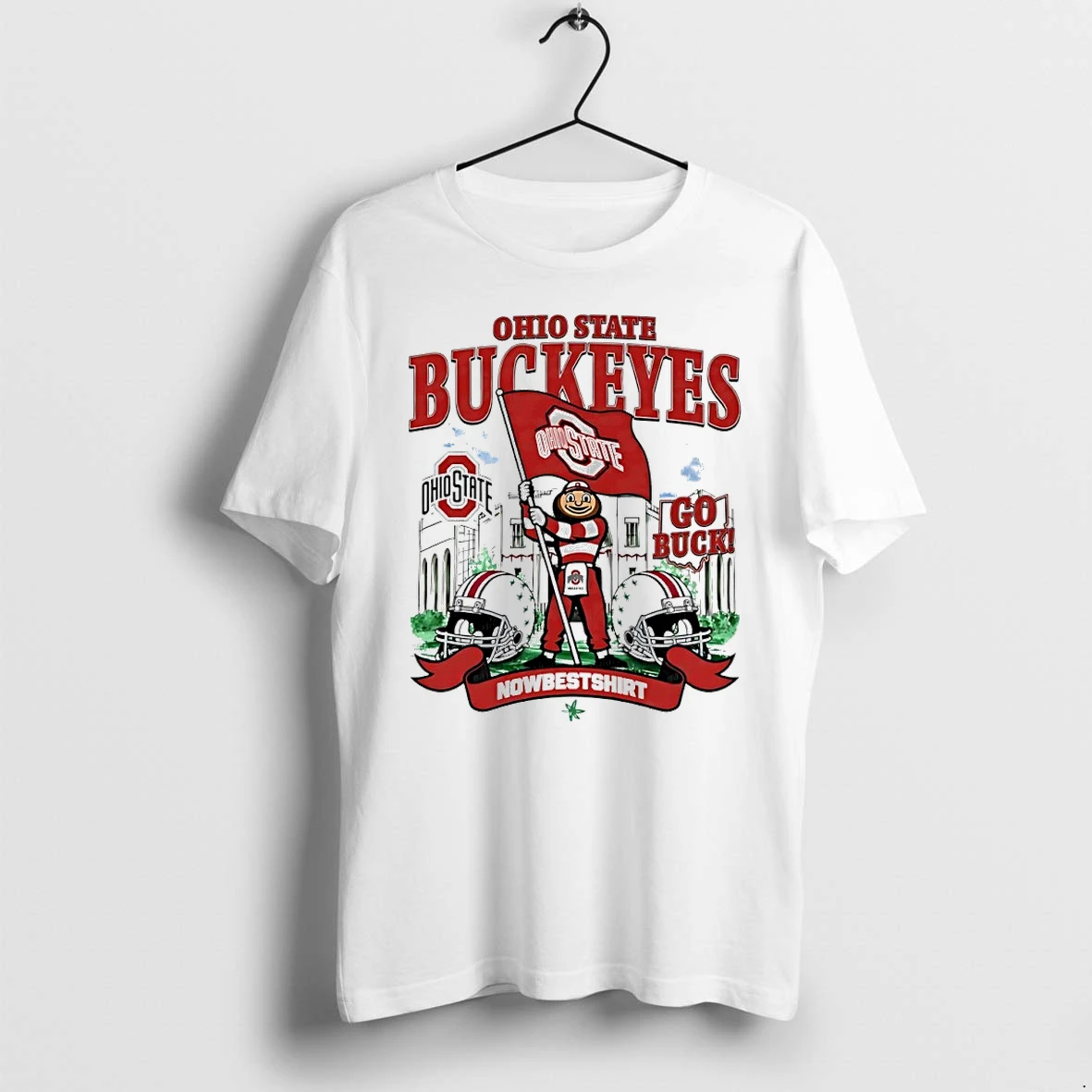 Ohio State Buckeyes Go Buck Mascot Helmet Tshirts Sweater Hoodie