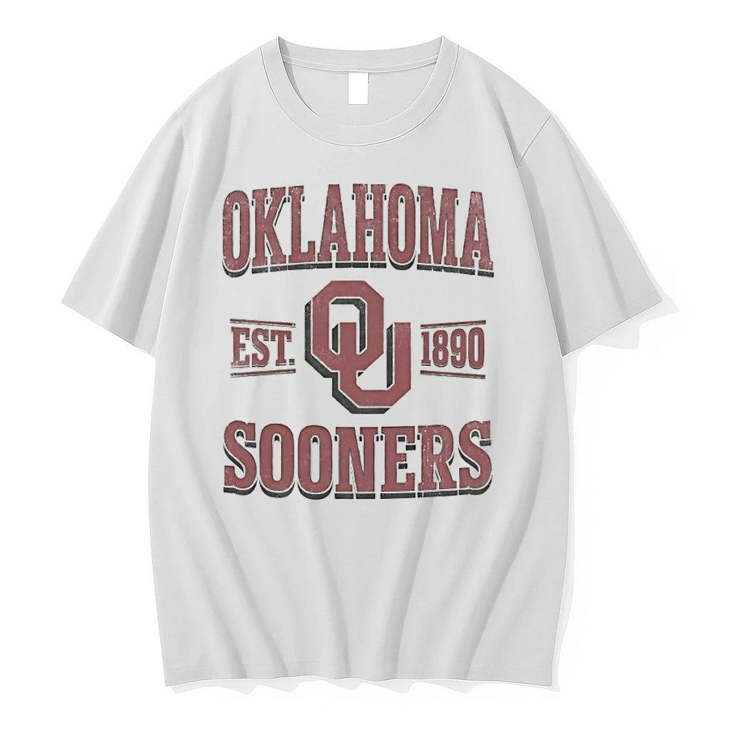 Oklahoma Sooners Est 1890 Logo Vintage Tshirts Sweater Hoodie