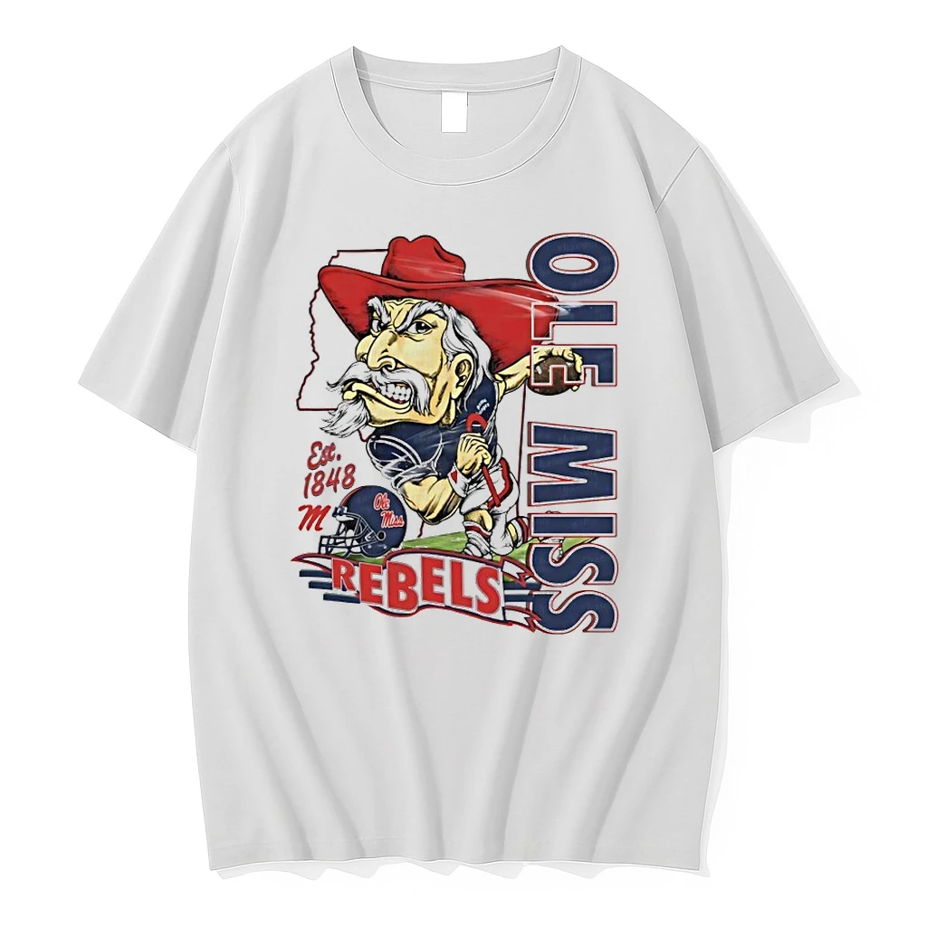 Ole Miss Rebels Est 1848 Mascot Ncaa College Football Tshirts Sweater Hoodie