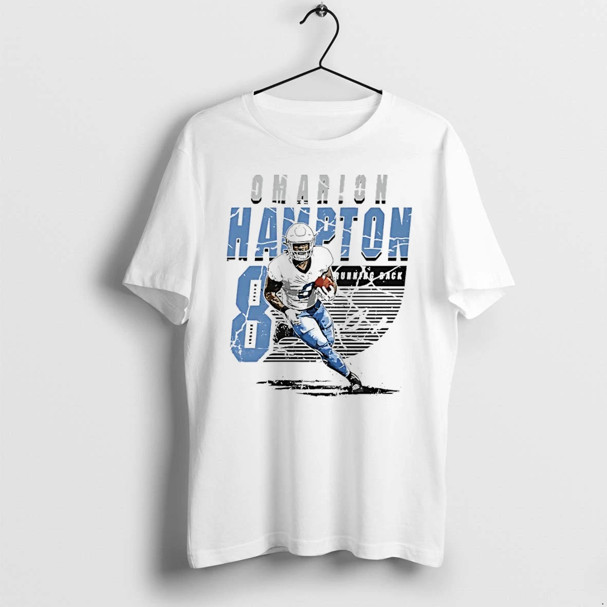 Omarion Hampton 8 Los Angeles Chargers Football Rb Signature Tshirts Sweater Hoodie