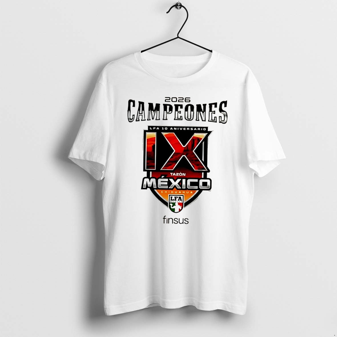 Original Caudillos De Chihuahua Campeones Del Tazon Mexico Ix 2026 Playera Conmemo Tee Tshirts