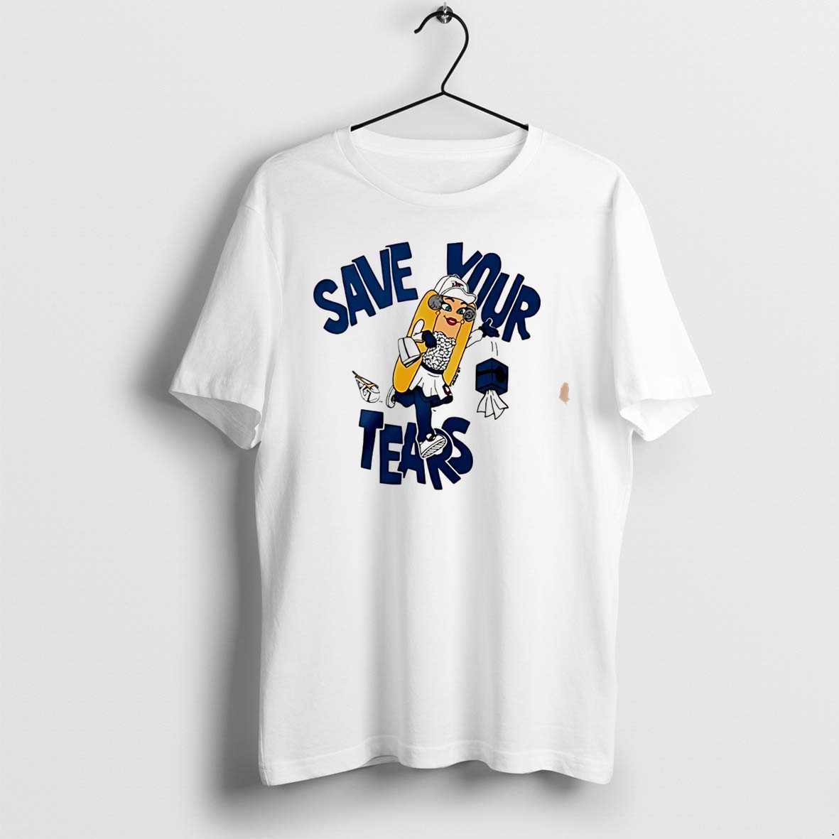 Original Cleveland Guardians Save Your Tears Hot Dog Tee Tshirts