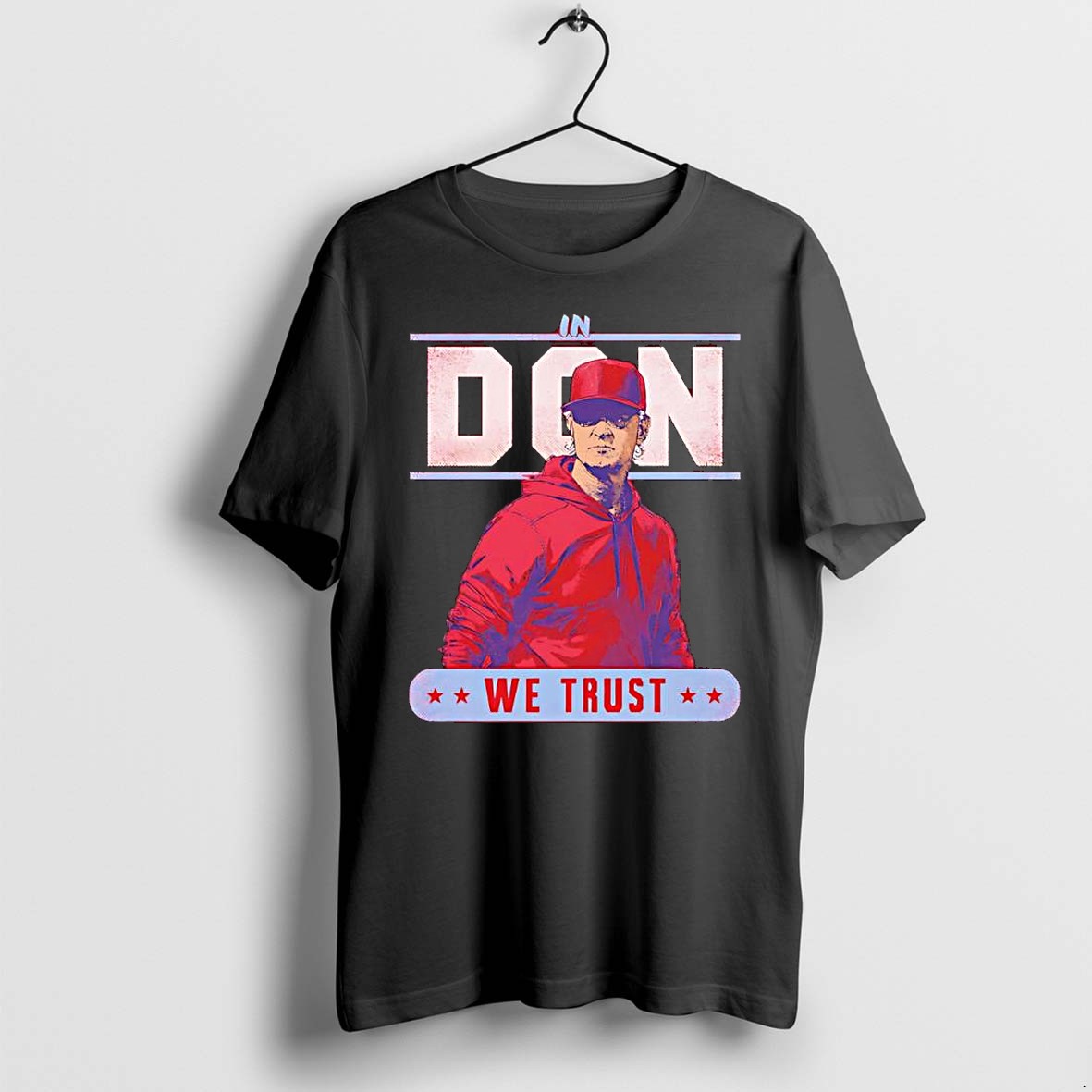 Original Don Mattingly Philadelphia Phillies In Don We Trust Tshirts