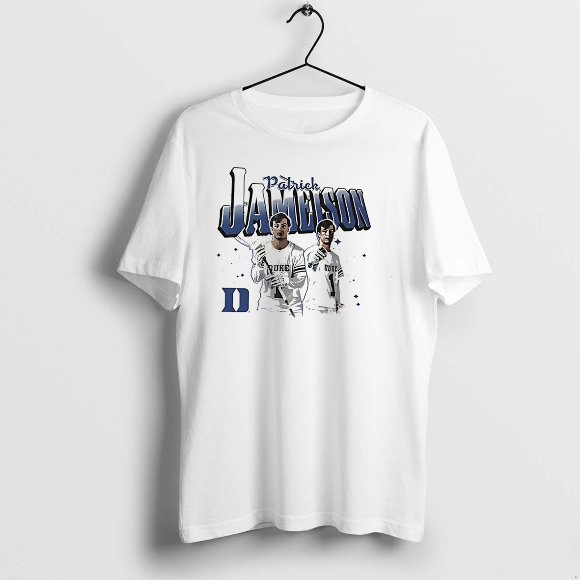 Original Duke Baseball Patrick Jameison Vintage Tee Tshirts