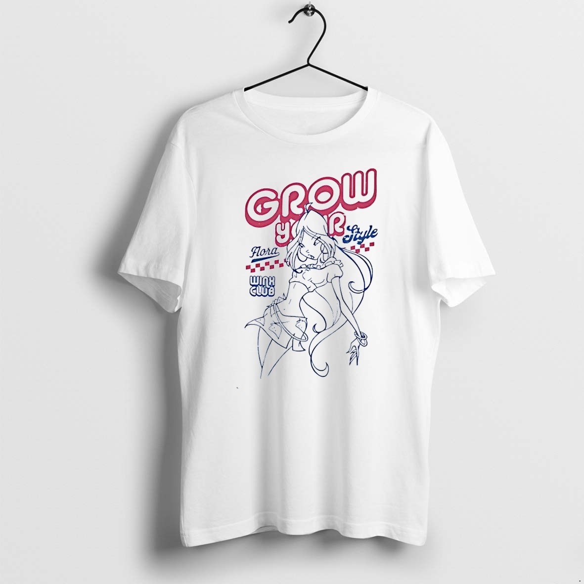 Original Flora Grow Your Style Wink Club White Tshirts